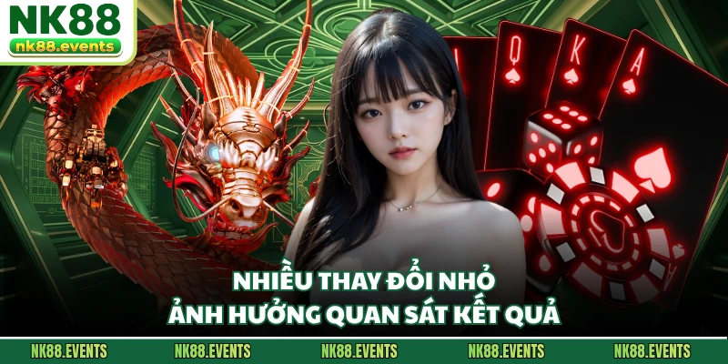 Nhiều thay đổi nhỏ ảnh hưởng quan sát kết quả