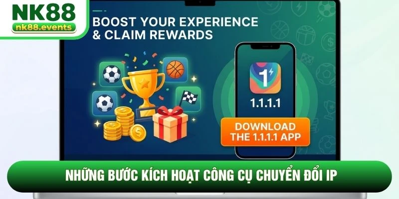 Những bước kích hoạt công cụ chuyển đổi IP