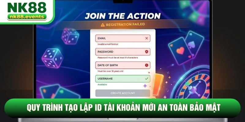 Quy trình tạo lập ID tài khoản mới an toàn bảo mật Quy trình tạo lập ID tài khoản mới an toàn bảo mật